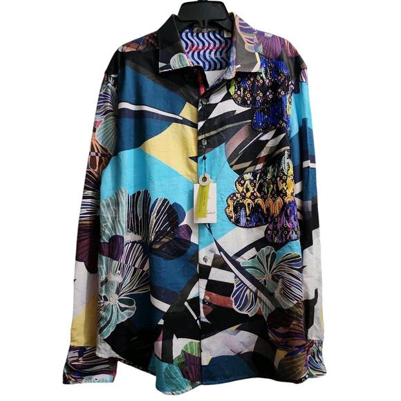 Robert Graham Other - Robert Graham Mens‎ Size XL Begonia Limited Edition Floral  Shirt NWT 46/577